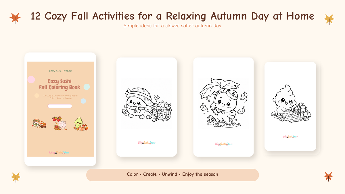 12 Cozy Fall Activities for a Relaxing Autumn Day at Home